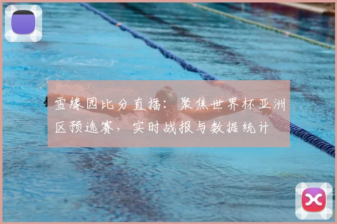 雪缘园比分直播：聚焦世界杯亚洲区预选赛，实时战报与数据统计
